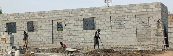 Construction at Agape Primary School