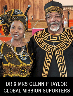 Dr and Mrs Glen P Taylor - Global Mission Supporters